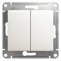 Переключатель проходной 2-кл. СП Glossa 10А IP20 (сх. 6/2) 10AX механизм перламутр SE GSL000665 1180363 - фото 16750185
