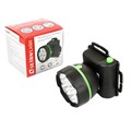 Фонарь налобный 909LED7 (7LED 1 режим; 3хR6 черн.) Ultraflash 11782 321817 - фото 16750404