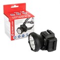 Фонарь аккумуляторный налобный LED5365 5LED 2 режима 220В пластик. черн. (бокс) Ultraflash 11648 321807 - фото 16750405