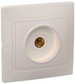 Розетка телевизионная TV 1-м СП Кварта РТВ10-ККм IP20 крем. IEK EAK10-K33-DM 245485 - фото 16750750