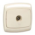 Розетка телевизионная TV СП Рондо сл. кость SchE RAT-1-SI 33297 - фото 16751228