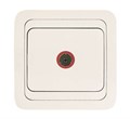 Розетка телевизионная TV 1-м СП Mimoza 16А IP20 бел./бел. Makel 12007 31205 - фото 16751234
