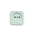Розетка 1-м ОП 16А IP20 квадрат. без заземл. бел. Makel 45102 55608 - фото 16751314