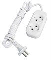 Удлинитель 2х3м без заземл. 10А IP20 Е-202 ПВС 2х0.75 АБС-пластик UNIVersal 9631960 65986 - фото 16751362