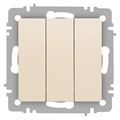 Выключатель Accent 6-106-02 тройной 10А-250В IP20 СУ AL/CU сл.кость Intro Б0063534 1931343 - фото 16751891