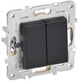 Выключатель 2-кл. SKANDY 10А SK-V04Bl черн. IEK SK-V20-0-10-K02 1835501 - фото 16752149