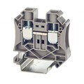 Клемма проходная винтовой зажим 2 точки подключения 16кв.мм сер. DKC TUR-16 1754532 - фото 16752479