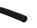 Труба гофрированная ПВХ d32мм с протяжкой черн. (уп.50м) Plast EKF tg-z-32-50-black 1721338 - фото 16752550