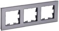 Рамка 3-м BRITE РУ-3-2-БрСе стекло сер. IEK BR-M32-G-K03 1679823 - фото 16752654