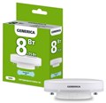 Лампа светодиодная T80 8Вт таблетка 6500К GX53 230В GENERICA LL-T80-08-230-65-GX53-G 1647655 - фото 16752755