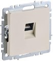 Розетка компьютерная СП RJ45 кат.5E BRITE РК10-БрКр механизм беж. IEK BR-K10-1-K10 1623777 - фото 16752812