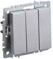 Выключатель 3-кл. СП BRITE ВС10-3-0-БрА 10А механизм алюм. IEK BR-V30-0-10-K47 1617285 - фото 16752834