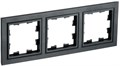 Рамка 3-м BRITE РУ-3-БрЧ черн. IEK BR-M32-K02 1617340 - фото 16752839