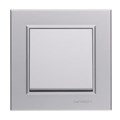 Выключатель 1-кл. СП Karea 10А IP20 сереб. Makel 56065001 1589927 - фото 16753042
