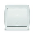 Переключатель проходной 1-кл. ОП Клио 10А IP44 бел. UNIVersal К2230 1502135 - фото 16753145