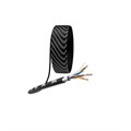 Кабель витая пара F/UTP кат.5E 4х2х24AWG solid CU PE Outdoor черн. (м) Эра Б0044689 1408263 - фото 16753171