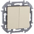 Выключатель 2-кл. Inspiria 10А IP20 250В 10AX механизм сл. кость Leg 673621 1445132 - фото 16753234