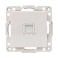 Розетка компьютерная 1-м Стокгольм RJ45 механизм бел. PROxima EKF EYK01-035-10 1396238 - фото 16753310