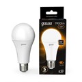 Лампа светодиодная Black 22Вт A70 грушевидная 3000К тепл. бел. E27 1900лм GAUSS 102502122 1252100 - фото 16753802