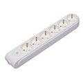 Колодка удлинителя 6-м с заземл. защ. шторки с выкл. Makel N6310000 506868 - фото 16753896