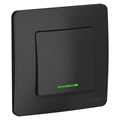 Выключатель 1-кл. СП Blanca 10А IP20 (сх. 1) 250В с подсветкой антрацит SE BLNVS010116 1210370 - фото 16754014