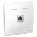 Розетка компьютерная 1-м СП Blanca RJ45 кат.5E бел. SE BLNIS045001 1210268 - фото 16754039