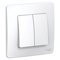 Выключатель 2-кл. СП Blanca 6А IP20 (сх. 5) 250В бел. SE BLNVS006501 1210248 - фото 16754056
