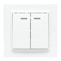 Выключатель 2-кл. СП Минск 10А IP20 с индикатором бел. Basic EKF ERV10-123-10 453872 - фото 16754132