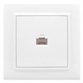 Розетка компьютерная 1-м СП Минск RJ45 бел. Basic EKF ERK01-035-10 453858 - фото 16754135