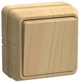 Выключатель 1-кл. ОП Октава 10А IP20 ВС20-1-0-ОС сосна IEK EVO10-K03-10-DC 300344 - фото 16754327