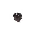 Выключатель клавишный 250В 6А (2с) ON-OFF круглый черн. Micro (RWB-105; SC-214) Rexant 36-2510 340848 - фото 16754450