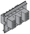 Держатель шины медной L=75мм (уп.24шт) ABB 1STQ007427A0000 336714 - фото 16754452