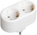 Разветвитель 2-м 16А IP20 Т-01/02 кругл. IEK WTP10-16-02 1037081 - фото 16754621