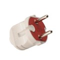 Вилка Accessories 1ф 6А без заземл. бел. LEZARD 715-0101-601 240837 - фото 16754779