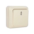 Переключатель проходной 1-кл. ОП Олимп 10А IP20 сл. кость UNIVersal Б-О0025 156721 - фото 16754966