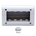 Коробка установочная под VIVA 4 мод. настен. IP40 DKC 54740 67368 - фото 16755366