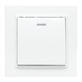 Выключатель 1-кл. СП Минск 10А IP20 с индикатором бел. Basic EKF ERV10-121-10 453871 - фото 16755461