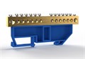 Шина нулевая на DIN-изоляторе 8х12мм 14 отвер. латунь TOKOV ELECTRIC TKE-BCB-812-14-DIN/N 1855439 - фото 16755594