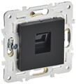 Розетка компьютерная RJ45 кат.5E SKANDY SK-K01Bl черн. IEK SK-K10-1-K02 1835956 - фото 16756176