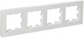 Рамка 4-м BRITE РУ-4-Бр бел. рифленый IEK BR-M42-51-K01 1766153 - фото 16756453