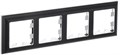 Рамка 4-м BRITE РУ-4-Бр хром/черн. IEK BR-M42-12-2-K23 1766149 - фото 16756454