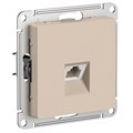 Розетка компьютерная AtlasDesign RJ45 кат.5E механизм песочн. SE ATN001283 1712780 - фото 16756576