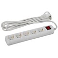 Удлинитель 5х5м с заземл. 10А IP20 UX-5es-5m ПВС 3х0.75 с выкл. Эра Б0035758 1500621 - фото 16757161