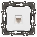 Розетка компьютерная 1-м Elegance 14-3107-01 RJ45 IP20 механизм бел. Эра Б0034302 1231967 - фото 16757576
