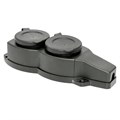 Колодка 2-м 16А IP44 2P+PE 230В с защ. крышками каучук Basic EKF RPS-018-16-230-44 466962 - фото 16757984