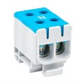 Клемма силовая вводная двойная КСВ 16-50кв.мм син. EKF plc-kvs2-16-50-blue 1208087 - фото 16758045