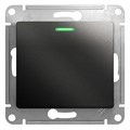 Переключатель проходной 1-кл. СП Glossa 10А IP20 (сх. 6а) 10AX с подсветкой механизм антрацит SE GSL000763 400321 - фото 16758347