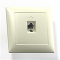 Розетка телефонная 1-м СП Селена РТ1-398 сл. кость Кунцево 8149 370825 - фото 16758405