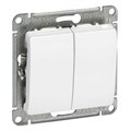 Выключатель 2-кл. СП Glossa 10А IP20 (сх. 5) 10AX механизм бел. SE GSL000151 275158 - фото 16758511