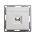 Розетка компьютерная 1-м СП W59 RJ45 кат.5E механизм бел. SE RSI-152K5E-1-86 223134 - фото 16758738